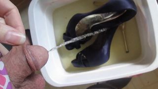 Pissing sexy fioletowe obcasy fm mrmessyshoes ponownie p3