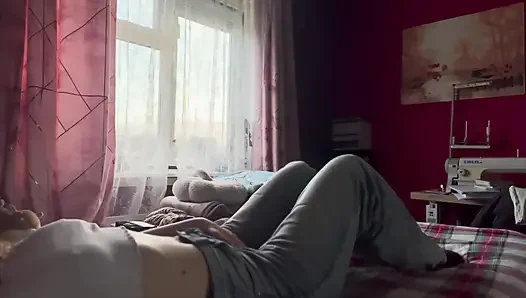 Naughty Girl Gets Bored and Starts Masturbating