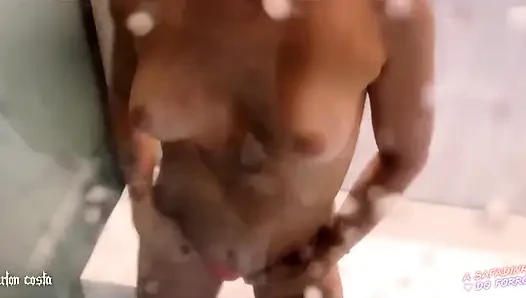 Fucking My Hot Teen Blonde Girlfriend Ass While Sucking Her Natural Tits
