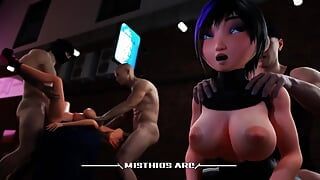 Misthios arc hot 3d sesso hentai compilation - 44