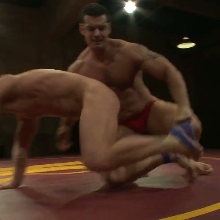 Marcus Titan Ruhl Vs Jeremy Stonewall Stevens - Muscled Oil Match!