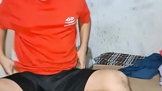 Alone boy masturbation big cock