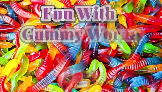 Ashley Ace and Pinkthehawk - Fun with Gummy Worms Part 1