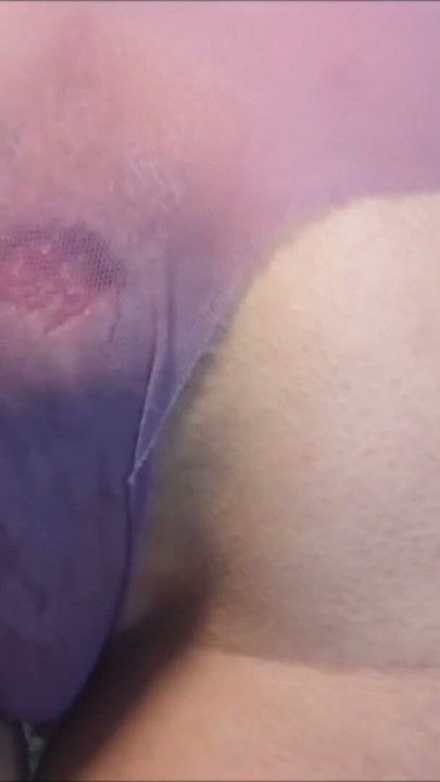 Fuck and spread my ass in purple sheer panties | Clip 2
