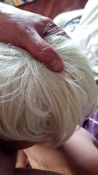 Me with the doll for my wife