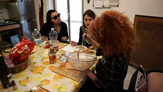 Lunch Humiliation Submissive Slave Eats off Floor