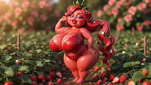 "Stroberi yang manis tapi pelacur yang manis - berbicara kotor dan menggerakkan pantatnya 🍓"
