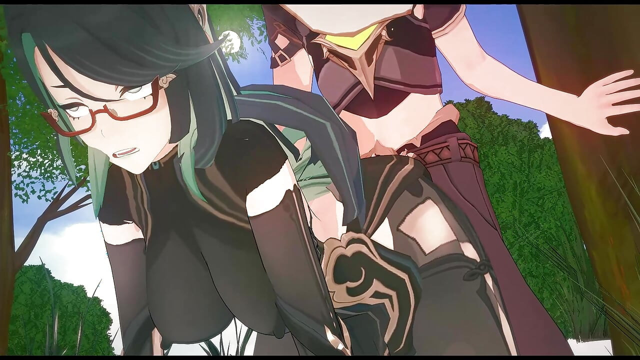 Genhin Impact - Xianyun pragnie dużego czarnego kutasa po znudzonej przeciętnego penisa - animacja hentai 3D