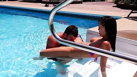 Fucked My Hot Stepdaughter at the Pool!