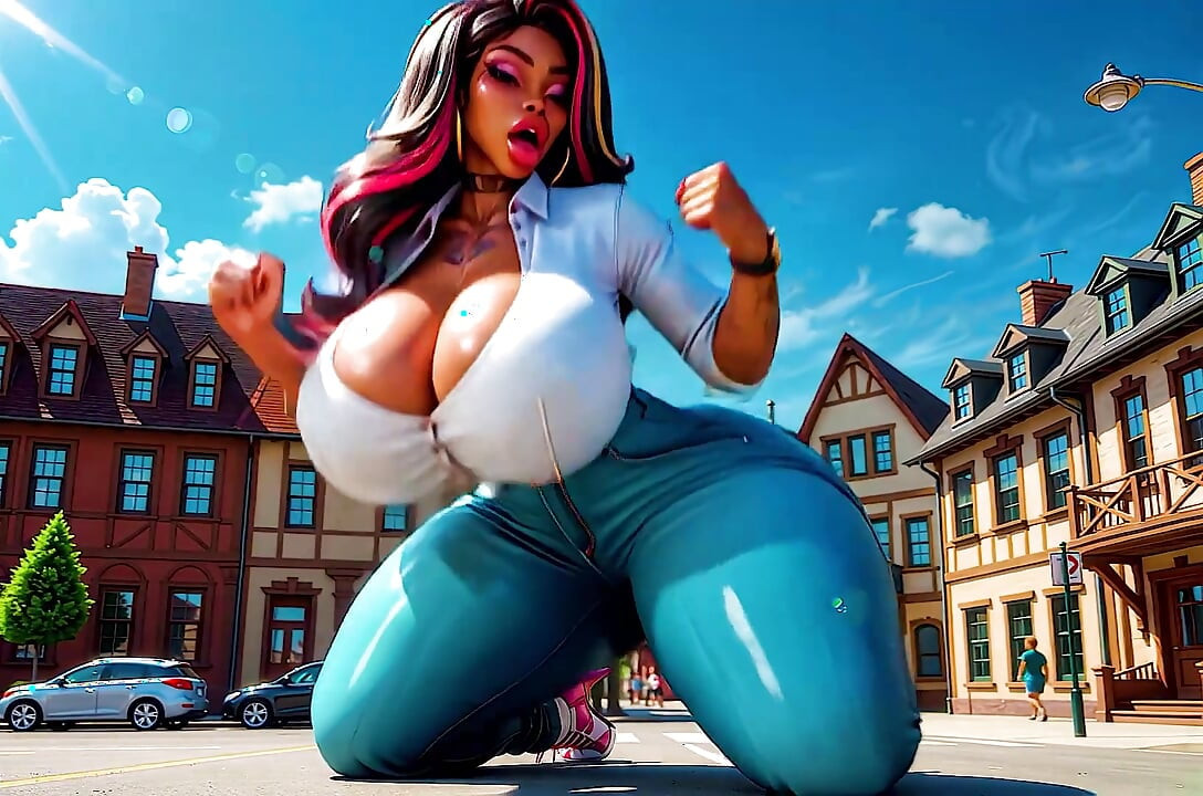 The Sexiest Giant Ebony Baddies Twerk and Bounce Their Ass Until You Cum! - AI Generated