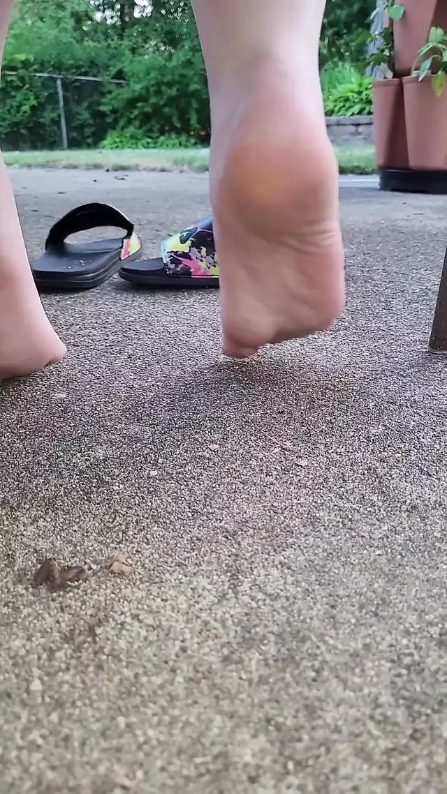 Heels and Soles of My Feet Outside