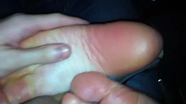 Ex girlfriend foot tease and footjob