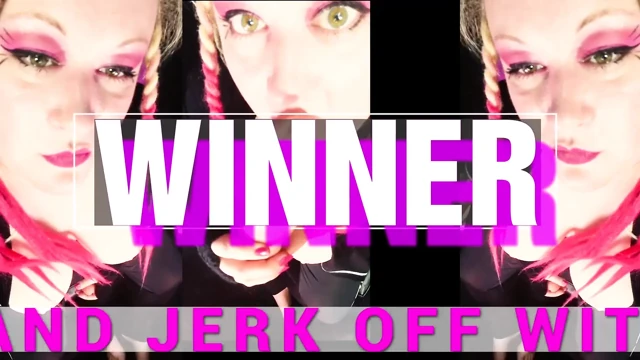 The jerk and lick a dick with Goddess Lana game
