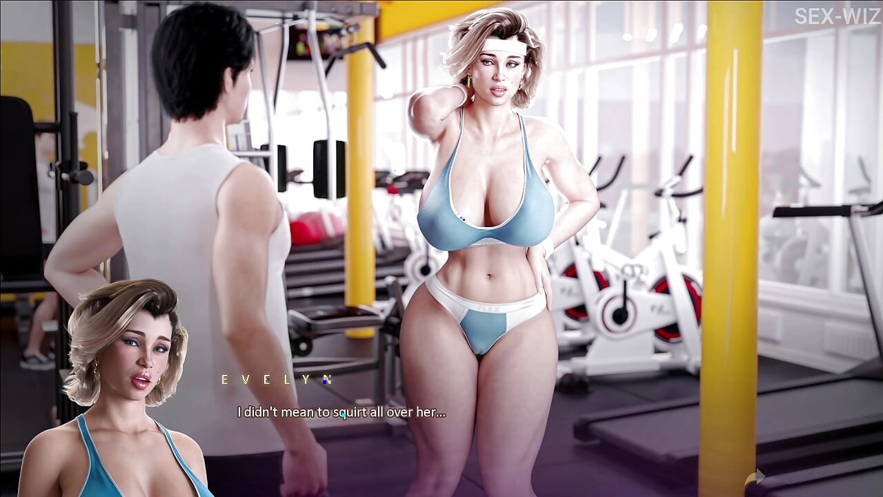 Apocalust: Hard Sex in the Gym (with My Stepmother) Beautiful Hot MILF Riding My Big Cock