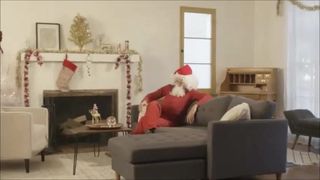 Soulagement du stress du père Noël.