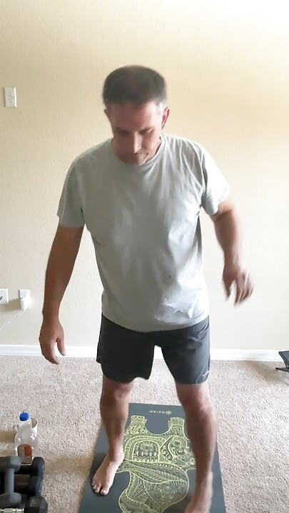 Stretching and lifting weights