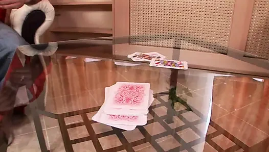 Deep pounded cum bucket of joyful  girl cooter looks small full of cum