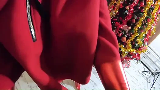 Cosplay rol yapma derlemesi vol. 1 - polis, yaramaz öğrenci, Noel Baba'nın yardımcısı, hizmetçi ve günahkar rahibe