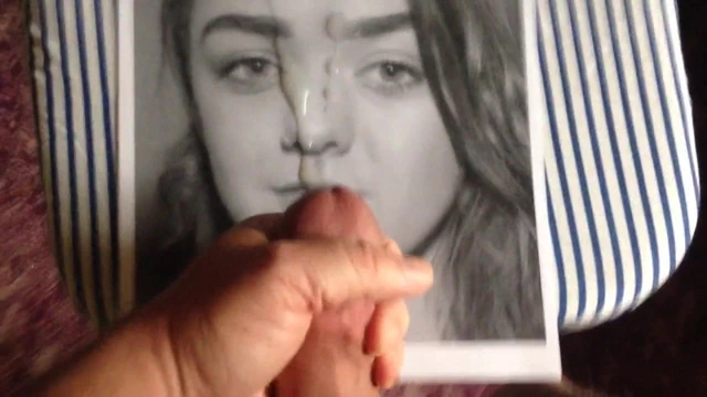 Game of Thrones-Maisie Williams Cum Tribute 1