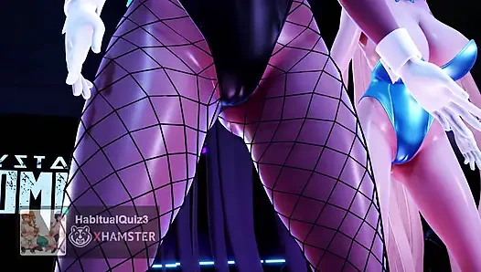 mmd r18 Karin & Asuna are the Baddest! sex dance ahegao ntr milf want to fuck hard big dilto 3d hentai