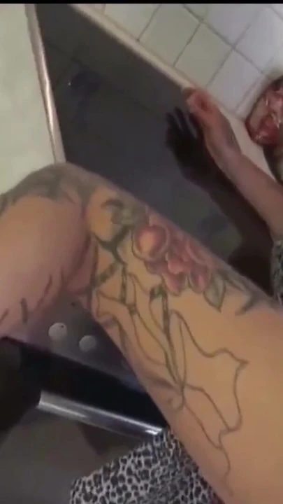 Spectacular moment from "German Step Sister Kitty caught him jerk and help with Anal"