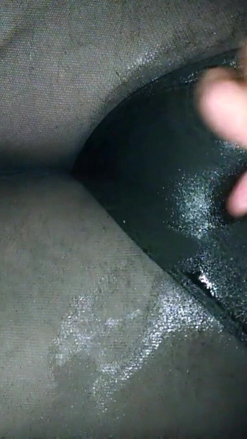 Cd in pantyhose leotard. Slimed masturbate and cum. | Clip 1