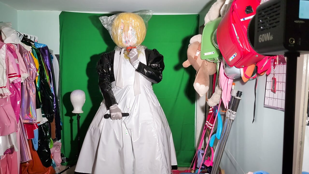 Kigurumi hizmetçi çantalı çeşitli nefes oyunu oyunları