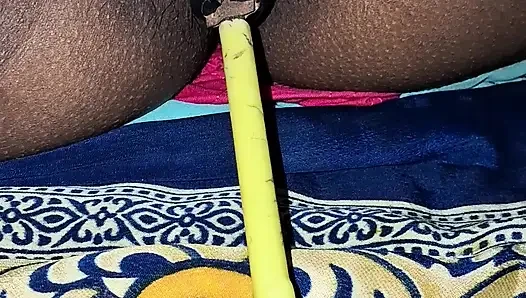 Erotic morning pussy masturbation - this cute girl has an orgasm