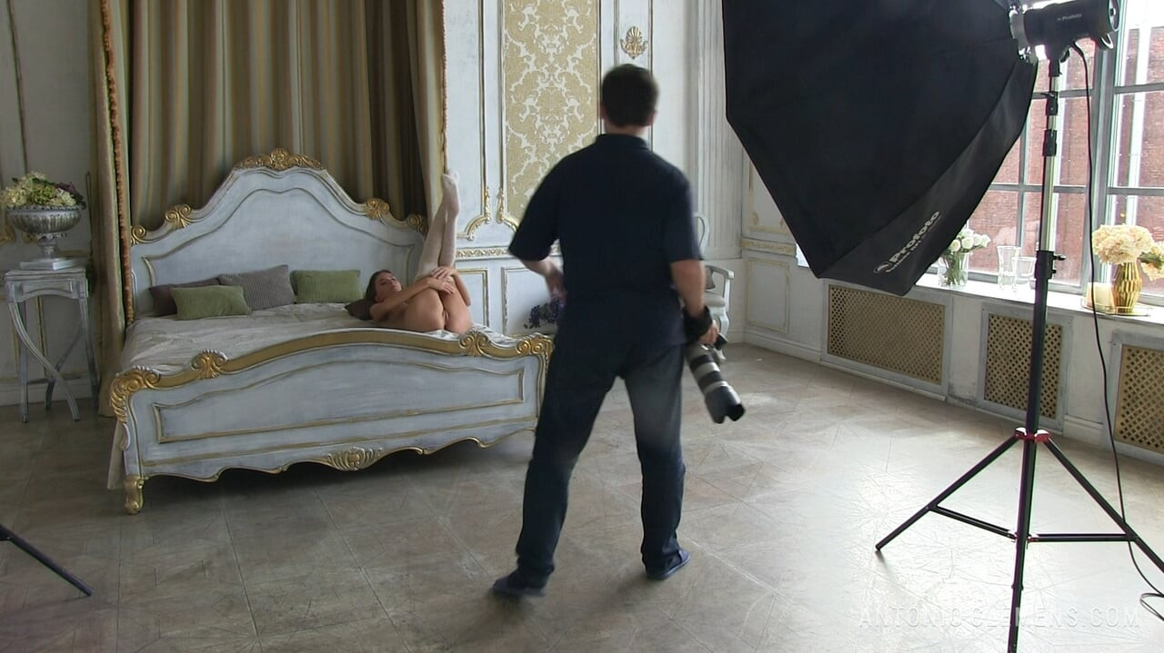 Katya Clover on photo session 'Call Me Clover' by Henry Sharpe (Antonio Clemens), backstage, NUDE-part 2