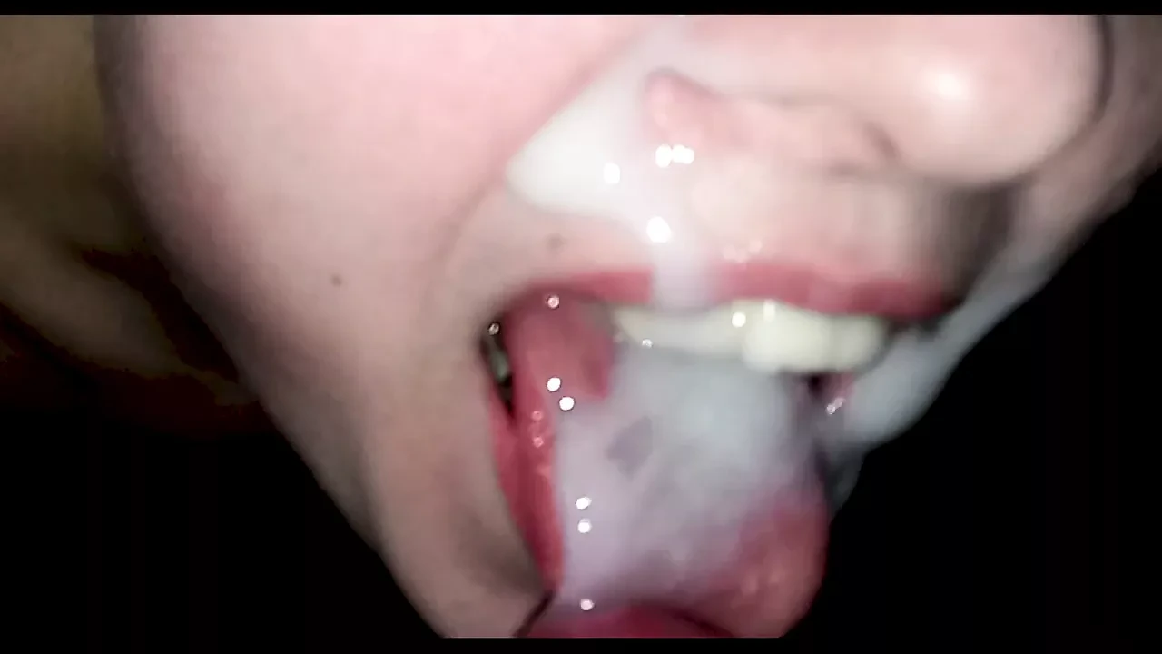 Close up cumshot