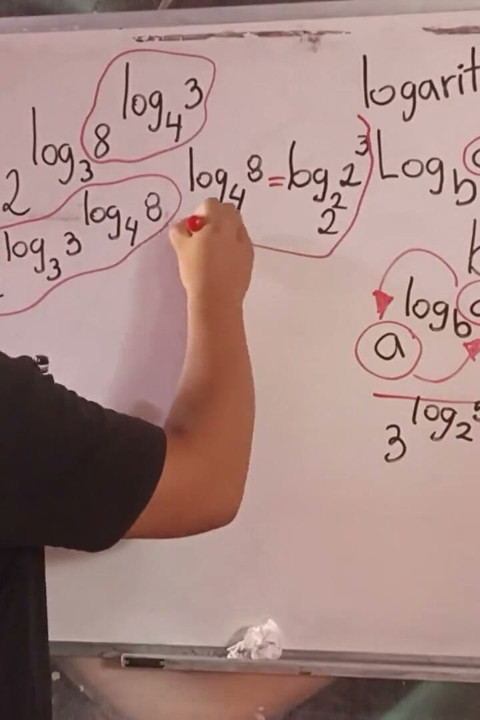 94 Asian Stepdaughter Learns Math