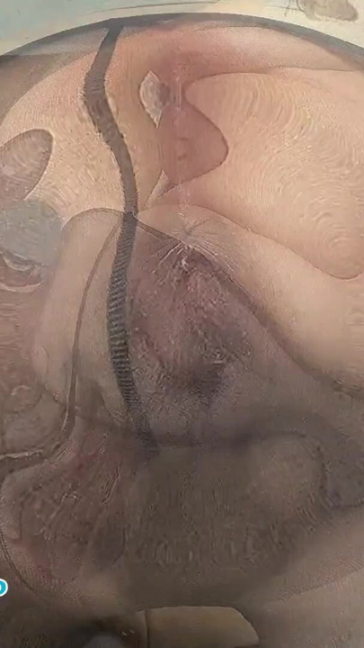 Cougar mature in pantyhose masturbate with vibrator for squirting orgasm | Clip 1