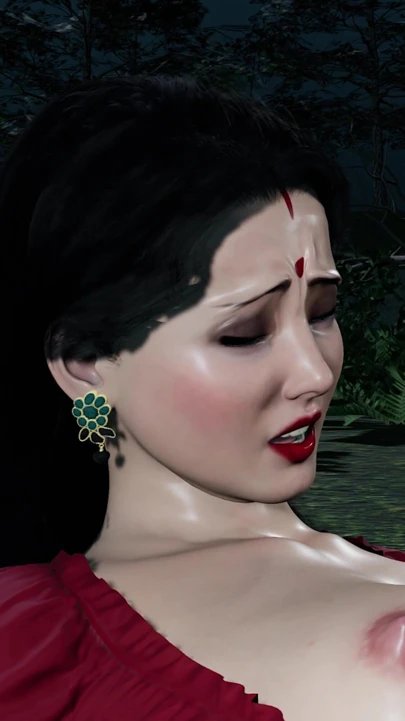 印度出轨人妻萨维塔勾引她的姐夫, 在丛林中与他发生性关系. - Savita Bhabhi