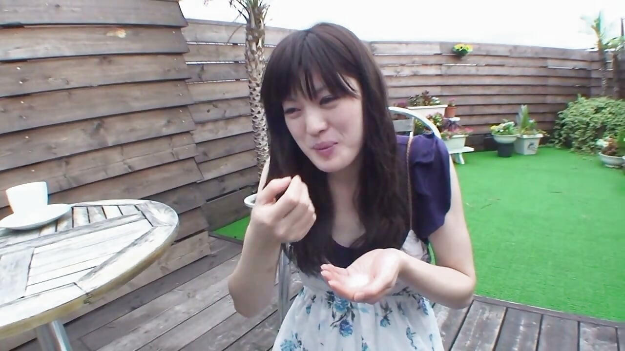 Hot japanese hairy slut takes a nice cock