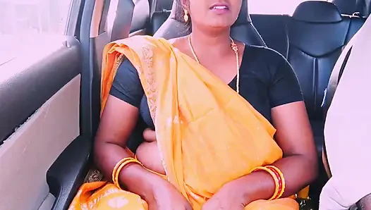Desi saree hausmädchen auto-sex Telugu dirtytalk.