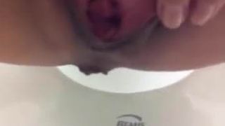 big lips vagina peeing