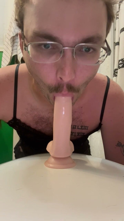 Texas Sissy Brandy Dildo Worship