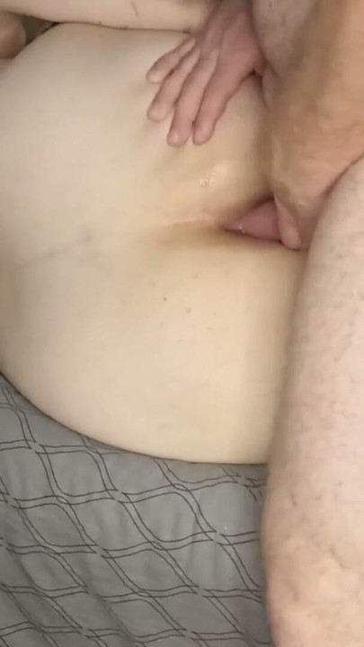 MILF Side Fuck to Super Tight Anal – Finally Deep Doggy and Cum on Big Ass | Clip 1