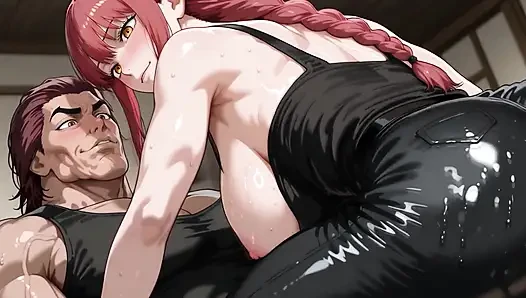 Yujiro (baki) x makima (cm)