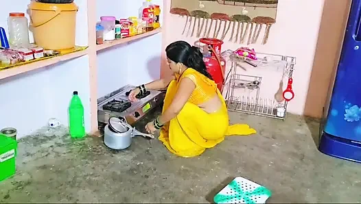 Stepmother has a rough threesome with her stepson fuck pleasure until she gives all her with full tits Desi milk Clear-