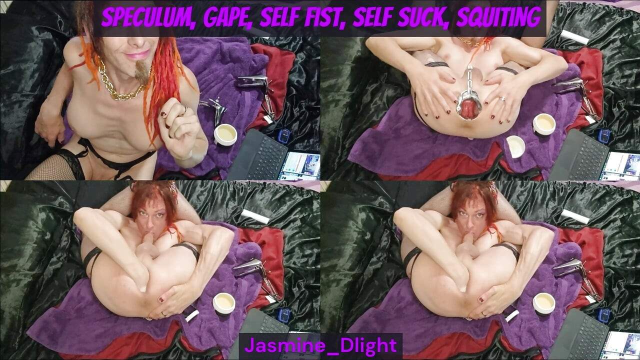 Speculum, Gape, Self Fist, Self Suck, Squirting Extreme Anal Slut - Jasmine_dlight