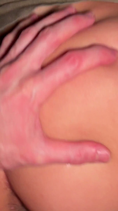 Late Night Bedroom POV: Petite Step Sis Begs for Rough Missionary and Doggystyle in My Oversized Tee