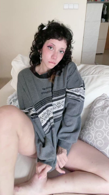 Flexible ballerina-beine weit offen 🩰