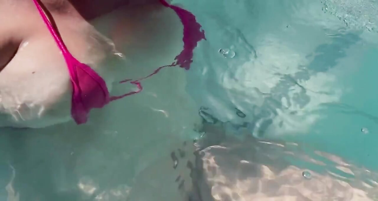 Artemisia Love Showing Her Perfect Tits in a Micro Bikini Underwater