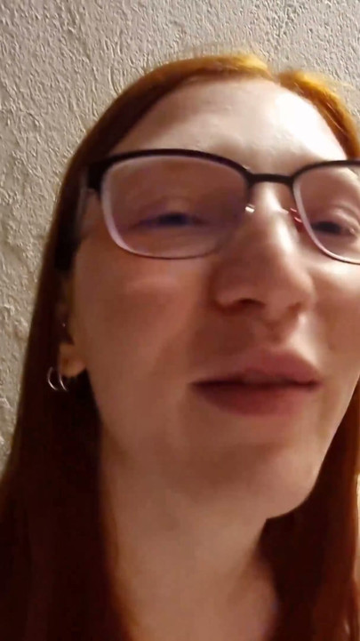 Shy redhead sucks in parking garage and is surprised | Clip 1