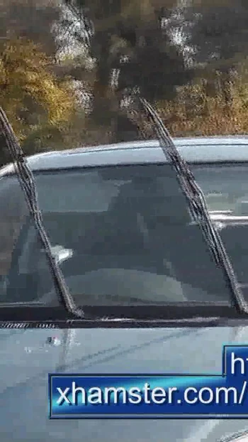 Spectacular moment from "Milf beautiful sexy blonde outdoors on river bank washes car without panties and bra under dress."