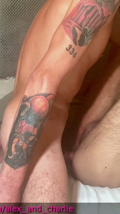 I Fuck My Straight Neighbor for the First Time Then Flips Me Over and Thrusts His Cock All the Way Inside Me and Pounds Away