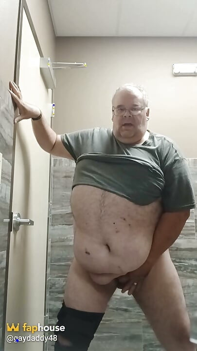 Jerking off in a Bathroom.