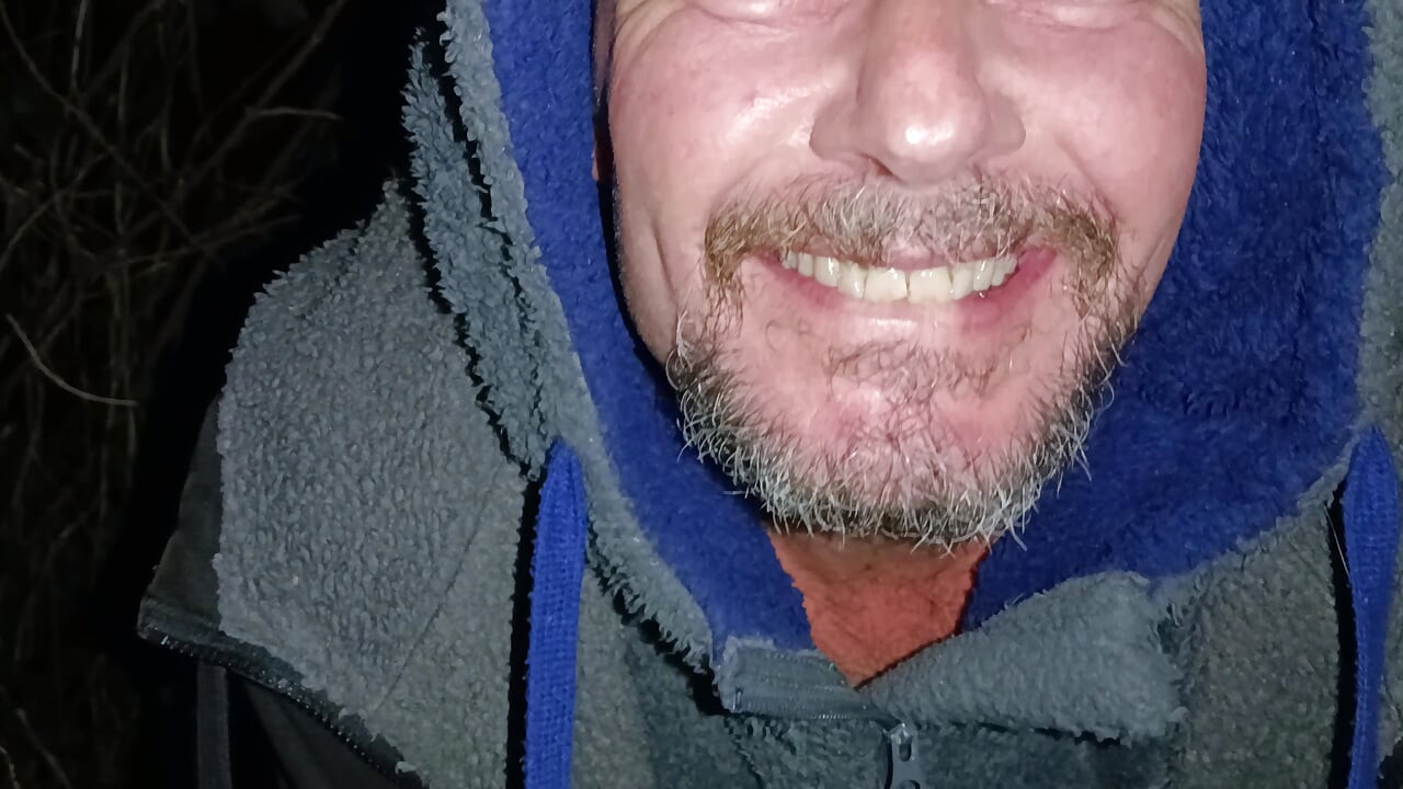 Big Uncut Cock Pissing Wanking and Cumming in the Woods Wearing Onesie, Night Time Cruising - Rockard Daddy