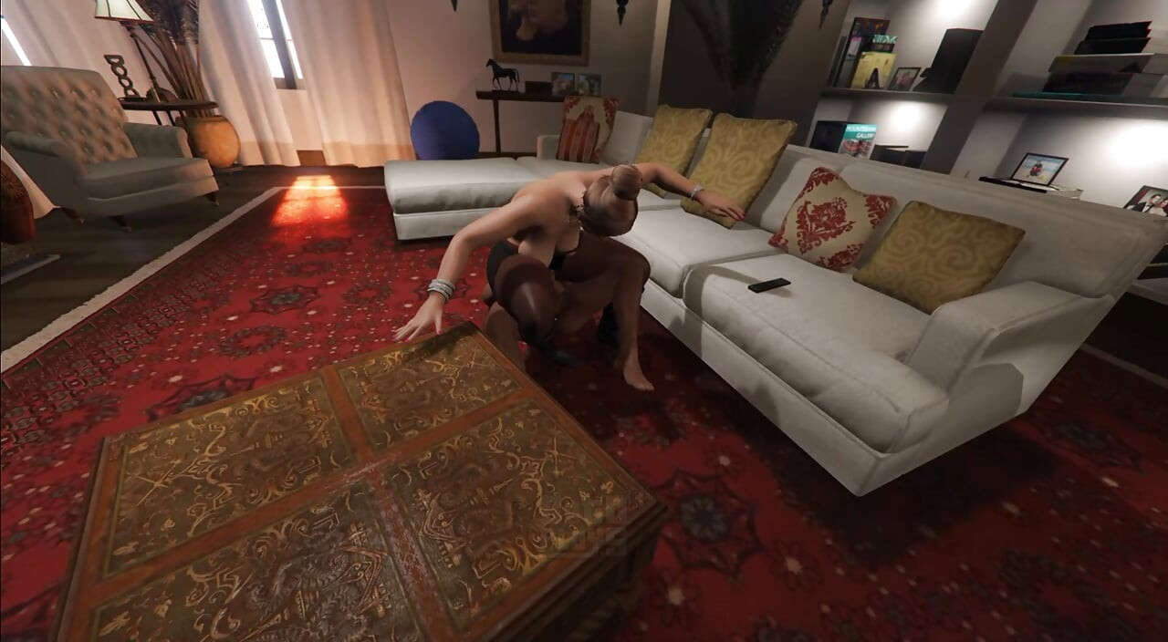 GTA V Amanda Takes Franklin Inside Michael's House (Part 2)